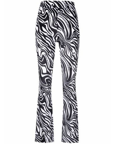 Juicy Couture Stripe-print Track Pants in White - Lyst