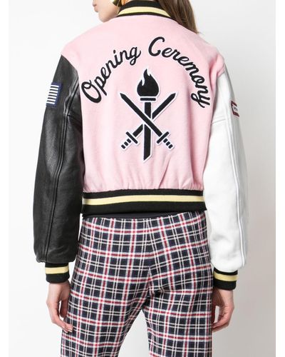opening ceremony pink jacket