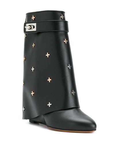Stivale Via Roma 15 in pelle con accessorio lucchetto Cuoio | The Mooder