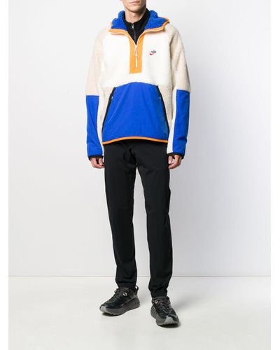 sherpa fleece hoodie nike