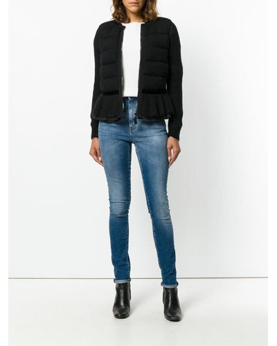 padded knit jacket