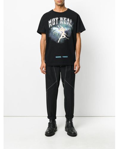off white not real tee
