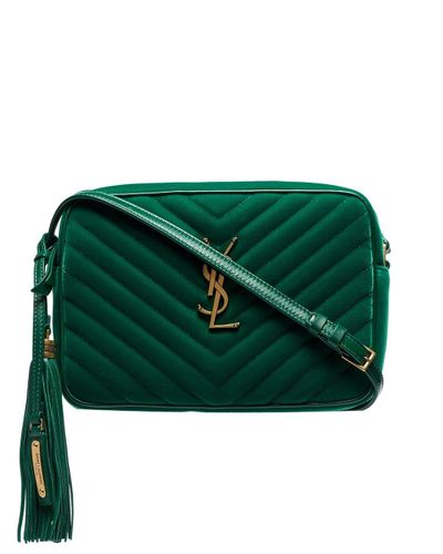 ysl lou camera bag green