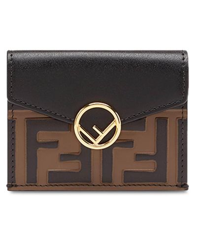fendi trifold wallet