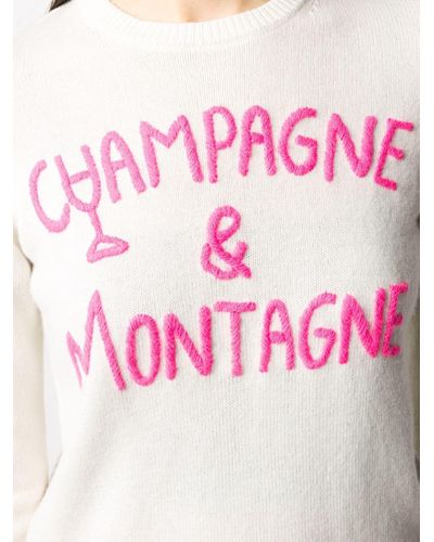 Maglione Champagne \u0026 MontagneMc2 Saint Barth in Lana di colore Bianco | Lyst