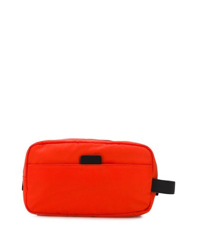 Neceser con logo estampado DIESEL de Tejido sintético de color Naranja para  hombre | Lyst