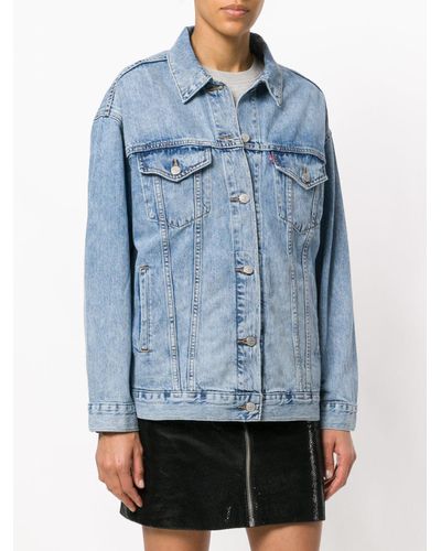 levi oversized denim jacket