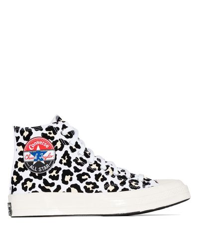 Zapatillas altas Chuck de 70mm con motivo de leopardo Converse de Lona de  color Blanco para hombre | Lyst