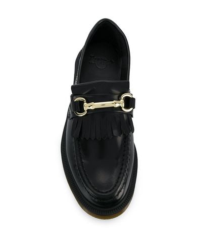 Dr. Martens Leather Adrian Snaffle Loafers in Black - Lyst