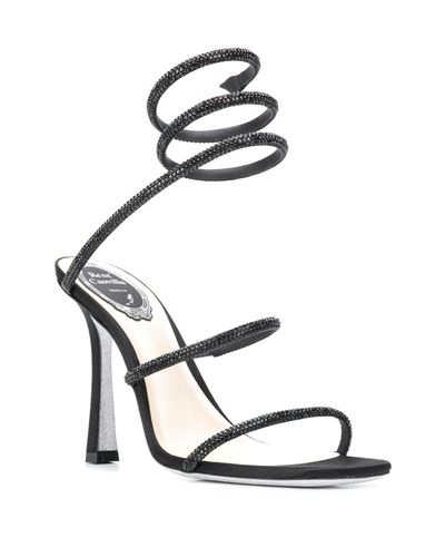 rene caovilla cleo black