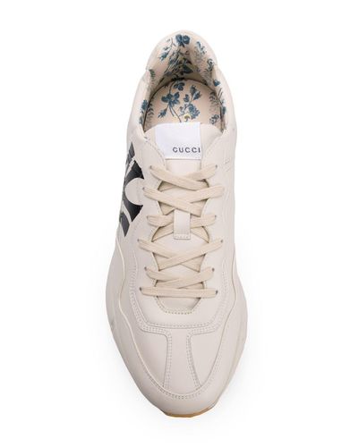 Zapatillas NY Yankees Gucci de Cuero de hombre | Lyst