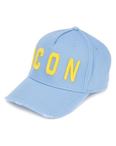 blue icon cap