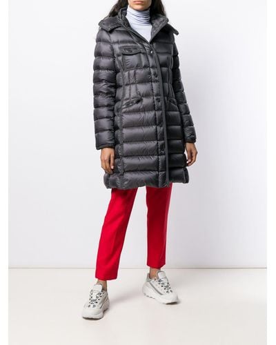 Moncler Synthetic Hermione Puffer Jacket in Grey (Grey) | Lyst UK