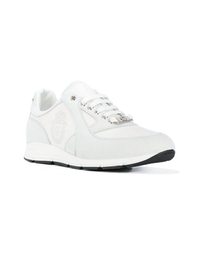 Billionaire Leather Eric Runner Sneakers in White for Men - Lyst