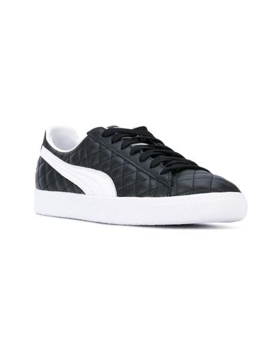 puma quilted black