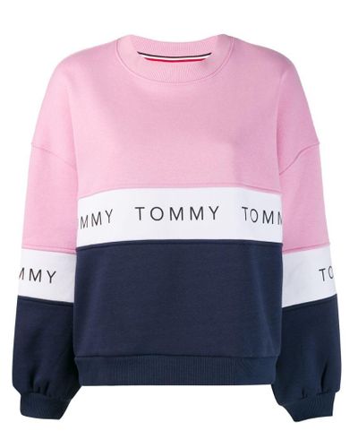 pink tommy hilfiger hoodie