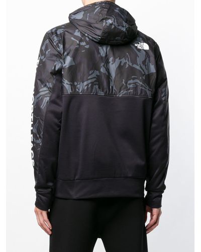 the north face train n logo overlay jacket