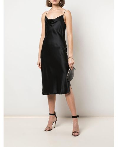 Nili Lotan Cowl Neck Slip Dress in 