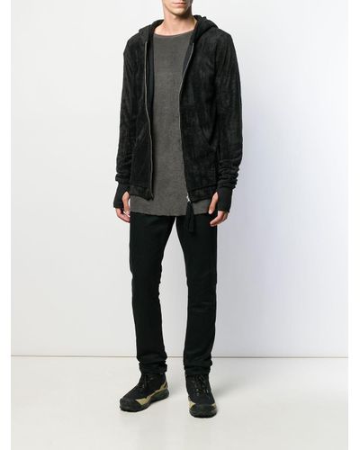 Thom Krom Cotton Zipped-up Jacket in Black for Men - Lyst