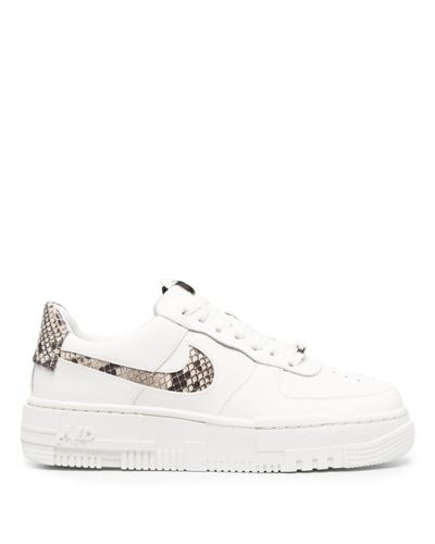 white and nude air force 1