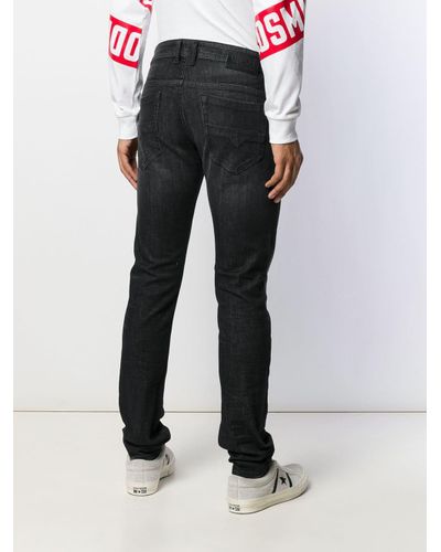 DIESEL Denim Thommer 0890e Jeans in Black for Men - Lyst