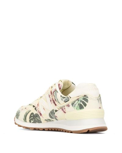 New Balance Cotton Wl574 Floral-print 