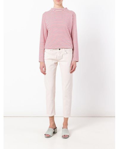 pink low rise pants