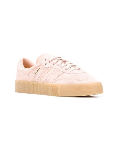 adidas originals samba rose trainers in metallic pink