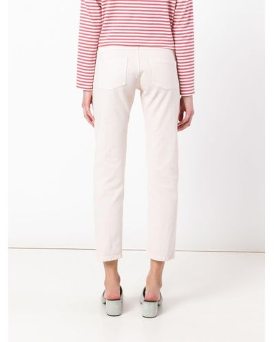 pink low rise pants