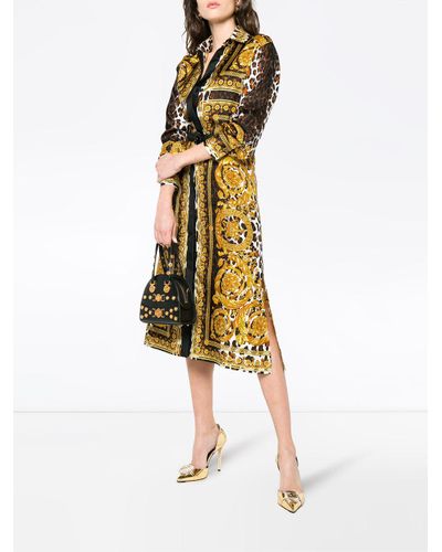 robe imprime versace