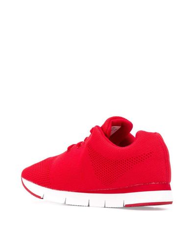 red calvin klein sneakers
