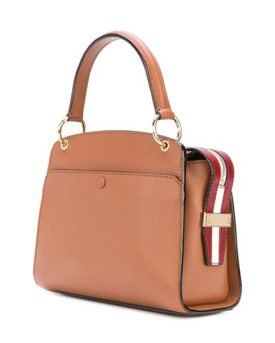 Bally Leather Amoeba Bag in Brown - Lyst