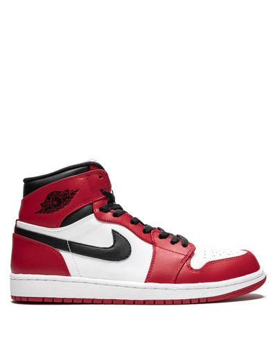 Nike 1 Retro Chicago (2013) High-top sneakers in White (Red) for Men - Lyst