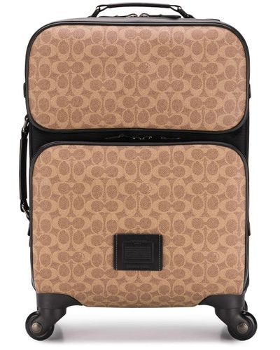 Maleta con logo COACH de Tejido sintético de color Negro | Lyst