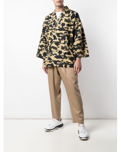 1st camo kimono shirt