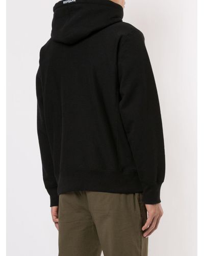 Supreme Embroidered S Hoodie in Black for Men - Lyst
