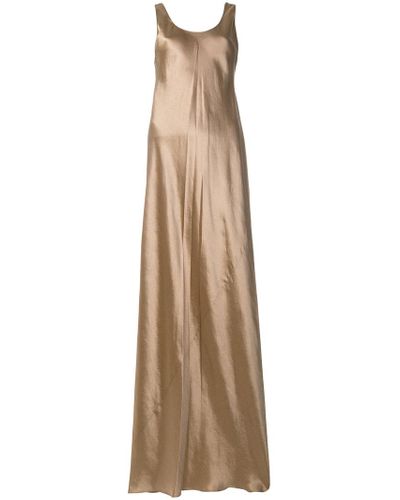 Vince Maxi Tank Dress in Metallic 
