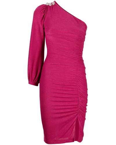 Abito monospalla di Pinko in Rosa | Lyst