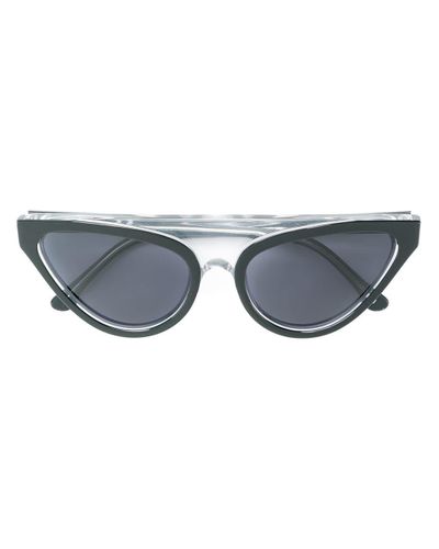 Occhiali da sole cat-eye di Alberta Ferretti in Nero | Lyst