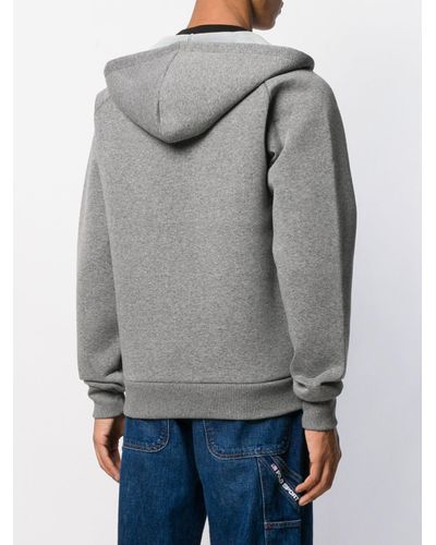 Carhartt WIP Cotton Branded Hoodie in Grey (Gray) for Men - Lyst