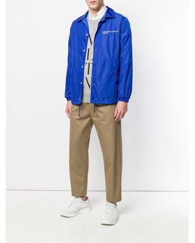 Valentino Synthetic Always Graphic Coach Jacket in Blue for Men 