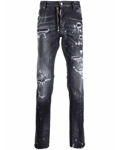 dsquared jeans painted