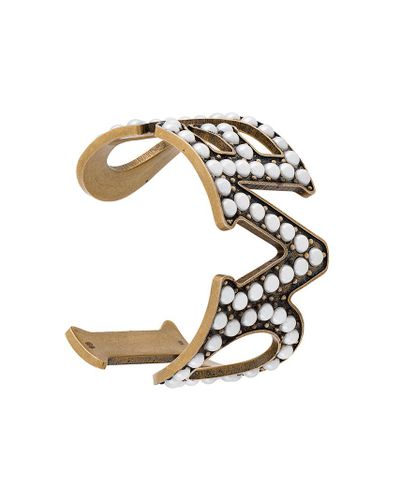 Gucci Love Cuff Bracelet in Metallic | Lyst