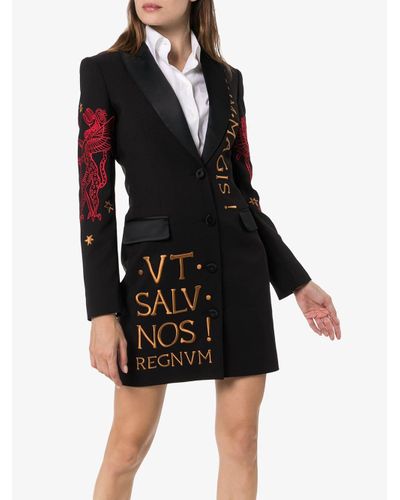 Moschino Synthetic Embroidered Blazer ...