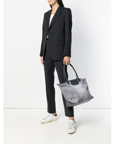 longchamp snakeskin tote