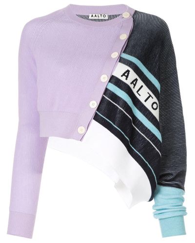 aalto cropped knit sweater
