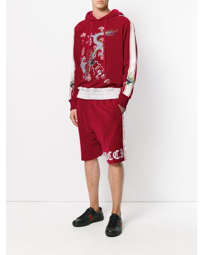 gucci red dragon hoodie