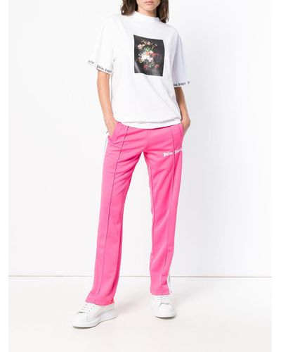 hot pink palm angels bolsa