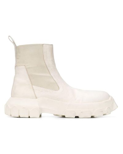 Rick Owens Leather Bozo Tractor Beetle Boots for Men - Lyst