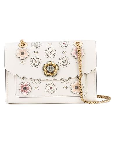coach tea rose wristlet